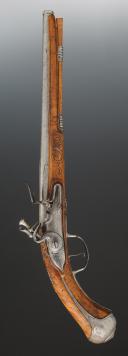 Photo 2 : PISTOLET D'ARÇON D'OFFICIER. Dernier tiers du 17° siècle, règne de Louis XIV. 34607