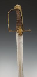Photo 4 : OFFICER'S SWORD OF THE CHASSEURS À CHEVAL, Model 1790 - Revolution - First Empire. 32696