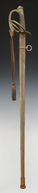 Photo 5 : SABER TROOP OF DRAGONS WITH SCABBARD COVER AND STRAP, model 1854 transformed Third Republic. 28172