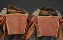 Photo 5 : PAIR OF CHAPERONS AND HOLSTERS OF THE GUARD OF THE MILITARY HOUSE OF THE KING, model 1814, Restoration period. 30085