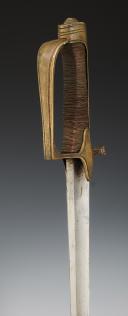 Photo 5 : OFFICER'S SWORD OF THE CHASSEURS À CHEVAL, Model 1790 - Revolution - First Empire. 32696