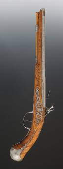 Photo 5 : PISTOLET D'ARÇON D'OFFICIER. Dernier tiers du 17° siècle, règne de Louis XIV. 34607