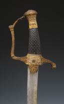 Photo 6 : GENERAL OFFICER'S SWORD AND BELT, 1st Vendémiaire Year XII model (September 24, 1803), First Empire, Hundred Days Period. 30228.