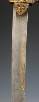 Photo 7 : GENERAL OFFICER'S SWORD AND BELT, 1st Vendémiaire Year XII model (September 24, 1803), First Empire, Hundred Days Period. 30228.