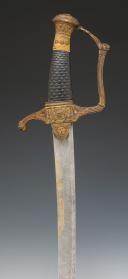 Photo 9 : GENERAL OFFICER'S SWORD AND BELT, 1st Vendémiaire Year XII model (September 24, 1803), First Empire, Hundred Days Period. 30228.
