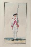 Nicolas Hoffmann, Régiment d'Infanterie (Lyonnais) au règlement de 1786.