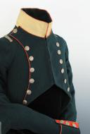 Photo 1 : UNIFORME D'OFFICIER SUBALTERNE, compagnie de Voltigeurs, DE LA GARDE NATIONALE D'ISTRIE « Guardia Nazionale dell’Istria », ROYAUME D'ITALIE, PREMIER EMPIRE 1807-1809.