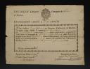 Régiment d'Infanterie de Bourbon, Compagnie de Frêne. ENGAGEMENT LIMITÉ À SIX ANNÉES DE MARC DANTHON, Sommières le 1er 9bre 1740. 18902-10