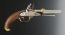 MARINE PISTOL, KNOWN AS "DE BORD," model 1779, 2nd type, Former Monarchy. 30681