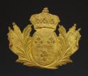 PLAQUE DE GIBERNE TROUPE DE CAVALERIE, modèle 1816, Restauration. 32238