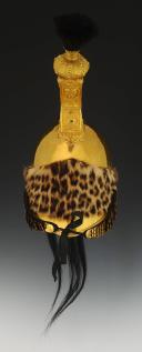 Photo 2 : CASQUE DU COLONEL DAVID NIEPCE DU 8ème RÉGIMENT DES DRAGONS DE LA REINE PORTÉ PENDANT LA CAMPAGNE DE BELGIQUE-CENT JOURS , modèle 1814, Première Restauration - Cent Jours. 33672 (4661)