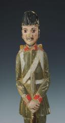 Photo 2 : SOLDAT DE L'INFANTERIE AUTRICHIENNE : figurine en bois polychromé, XIXème siècle.
