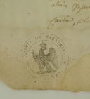 Photo 3 : MINUTES OF THE MUNICIPAL COUNCIL MEETING OF THE COMMUNE OF TARADEAU (Var) REGARDING THE APPOINTMENT OF A RURAL CONSTABLE, First Empire. 21164-2