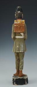 Photo 4 : SOLDAT DE L'INFANTERIE AUTRICHIENNE : figurine en bois polychromé, XIXème siècle.