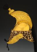 Photo 5 : CASQUE DU COLONEL DAVID NIEPCE DU 8ème RÉGIMENT DES DRAGONS DE LA REINE PORTÉ PENDANT LA CAMPAGNE DE BELGIQUE-CENT JOURS , modèle 1814, Première Restauration - Cent Jours. 33672 (4661)