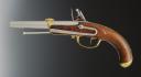 Photo 5 : PISTOLET DE MARINE, DIT « DE BORD », modèle 1779, 2ème type, Ancienne Monarchie. 30681