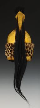 Photo 6 : CASQUE DU COLONEL DAVID NIEPCE DU 8ème RÉGIMENT DES DRAGONS DE LA REINE PORTÉ PENDANT LA CAMPAGNE DE BELGIQUE-CENT JOURS , modèle 1814, Première Restauration - Cent Jours. 33672 (4661)