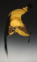 Photo 7 : CASQUE DU COLONEL DAVID NIEPCE DU 8ème RÉGIMENT DES DRAGONS DE LA REINE PORTÉ PENDANT LA CAMPAGNE DE BELGIQUE-CENT JOURS , modèle 1814, Première Restauration - Cent Jours. 33672 (4661)