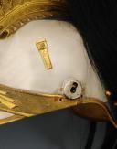 Photo 8 : CASQUE D'OFFICIER DE HUSSARDS, modèle 1910 décrit en 1913, Troisième République. 27188