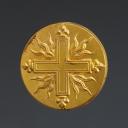 BUTTON FROM THE 1st COMPANY OF THE KING'S MILITARY HOUSE, Restoration era. 31216