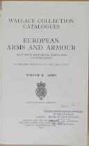 Photo 3 : WALLACE COLLECTION -  " European arms and armour " - 1962 - 1 fort volume - London