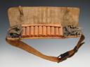 Photo 3 : CEINTURE-GIBERNE DES COMPAGNIES DE CHASSEURS DES LÉGIONS CORSES, Restauration (1815). 29322