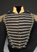 Photo 3 : HABIT VESTE DU SOUS-LIEUTENANT EDMOND DU PLESSIS D'ARGENTRÉ, DU 5ème RÉGIMENT DE CHASSEURS À CHEVAL, 1829, Restauration. 30168