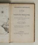 Photo 4 : BROOKE. Description historique de l'île de Sainte-Hélène. Extrait de l'ouvrage anglais publié à Londres en 1808 par Brooke. 