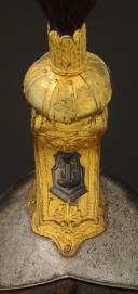 Photo 5 : CASQUE ET CUIRASSE D'OFFICIER DU 1er RÉGIMENT DE CUIRASSIERS (1810-1814), Premier Empire. 33636-33611(201)