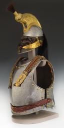 Photo 6 : CASQUE ET CUIRASSE D'OFFICIER DU 1er RÉGIMENT DE CUIRASSIERS (1810-1814), Premier Empire. 33636-33611(201)