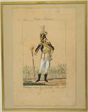 Photo 1 : MARTINET : PLANCHE 176, TAMBOUR-MAJOR DES GRENADIERS DE LA GARDE, 1812