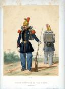 MORAINE (R. de) : SAPEURS-POMPIERS DE LA VILLE DE PARIS, Second Empire.