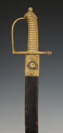 Photo 1 : SABRE D'INFANTERIE D'UN RÉGIMENT DE GRENADIERS À PIED, dit briquet, modèle 1776, Révolution. 29294