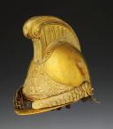 CASQUE D'OFFICIER DE SAPEURS-POMPIERS DE LA COMMUNE DE SARNOIS, type 1855, Second Empire. 24473