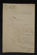 5th Hussar Regiment. PROPOSAL MEMO SIGNED BY COLONEL LIÉGEARD, ADDRESSED TO THE MINISTER OF WAR. It concerns seven job proposals. 18911-11