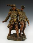 RUFFONY - THE FRANCO-ENGLISH ALLIANCE: bronze. 20th century. 33427