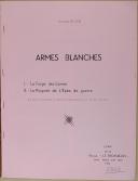Photo 2 : BUTTIN (François) - " Armes Blanches " - Extrait de la Revue " Le Tromblon " - Saint-Palais-sur-Mer - 1960 