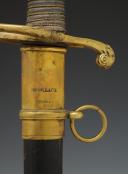 Photo 2 : INFANTRY OFFICER'S SWORD, model 1821, by Manceaux, Restoration period. 30206
