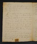 Photo 2 : Campagne de Russie. LETTRE SIGNÉE DU SOUS-LIEUTENANT GOUIN, 7ème Régiment de Hussards, 2ème Compagnie, À MONSIEUR DESCHAMPS Fils, apothicaire à Briouze (Orne), Wilna 6 juillet 1812. 18855-5