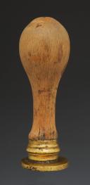 Photo 2 : WAX SEAL FROM THE DISTRICT OF ATH, with the initials "RP*F" (French Republic), Revolution. 31658C