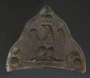 Photo 2 : Imperial Guard Grenadiers' bearskin bonnet plate, model 1809, First Empire. 33800