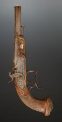 Photo 2 : PAIRE DE PISTOLETS DE DUEL À PERCUSSION SIGNÉS « JALABERT-LAMOTTE », Monarchie de Juillet. 34674