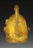 Photo 3 : CASQUE D'OFFICIER DE SAPEURS-POMPIERS DE LA COMMUNE DE SARNOIS, type 1855, Second Empire. 24473