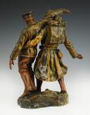 Photo 3 : RUFFONY - THE FRANCO-ENGLISH ALLIANCE: bronze. 20th century. 33427