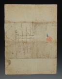 Photo 4 : LETTER WITH A BEAUTIFUL VIGNETTE OF SOLDIER DIOBOT (DIEBOLT), 95th LINE REGIMENT IN BREST, TO HIS PARENTS IN HEENHEIM, AUGUST 9, 1810. 18880-27