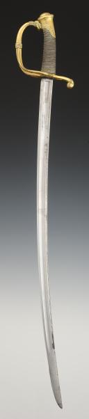 Photo 4 : INFANTRY OFFICER'S SWORD, model 1821, by Manceaux, Restoration period. 30206