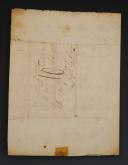 Photo 4 : Campagne de Russie. LETTRE SIGNÉE DU SOUS-LIEUTENANT GOUIN, 7ème Régiment de Hussards, 2ème Compagnie, À MONSIEUR DESCHAMPS Fils, apothicaire à Briouze (Orne), Wilna 6 juillet 1812. 18855-5