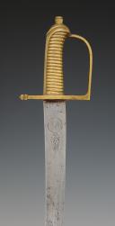 Photo 6 : SABRE D'INFANTERIE D'UN RÉGIMENT DE GRENADIERS À PIED, dit briquet, modèle 1776, Révolution. 29294