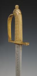 Photo 7 : SABRE D'INFANTERIE D'UN RÉGIMENT DE GRENADIERS À PIED, dit briquet, modèle 1776, Révolution. 29294