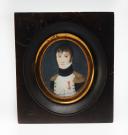 Photo 1 : CAPITAINE D'INFANTERIE DE LA GARDE IMPÉRIALE, Premier Empire : portrait miniature. 16835
